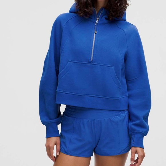 lululemon athletica Tops - Lululemon Scuba Oversized Half-Zip Hoodie
Cerulean Blue, m/l